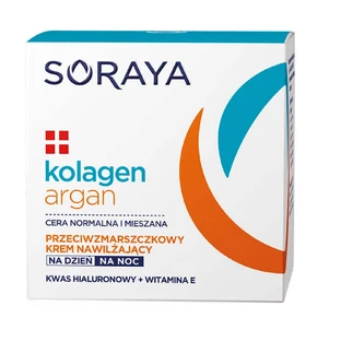 Денний/нічний крем проти зморшок Soraya Collagen+Argan, 50 мл