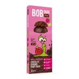Фруктовый снек с 70% темным шоколадом, малина и яблоко, 30 г, Bob Snail