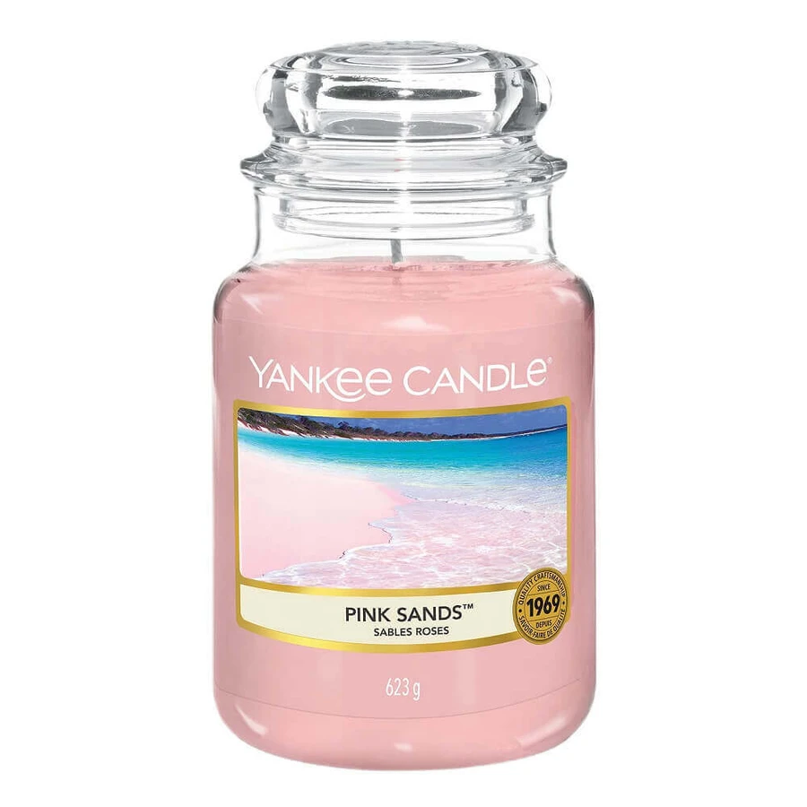 Ароматическая свеча Yankee Candle Pink Sands в большой банке, 623 г: цены и характеристики