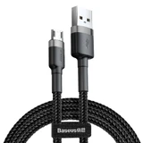 Baseus Cafule Кабель CAMKLF-CG1 USB-A / micro USB 1.5A 2 м - negru-gri