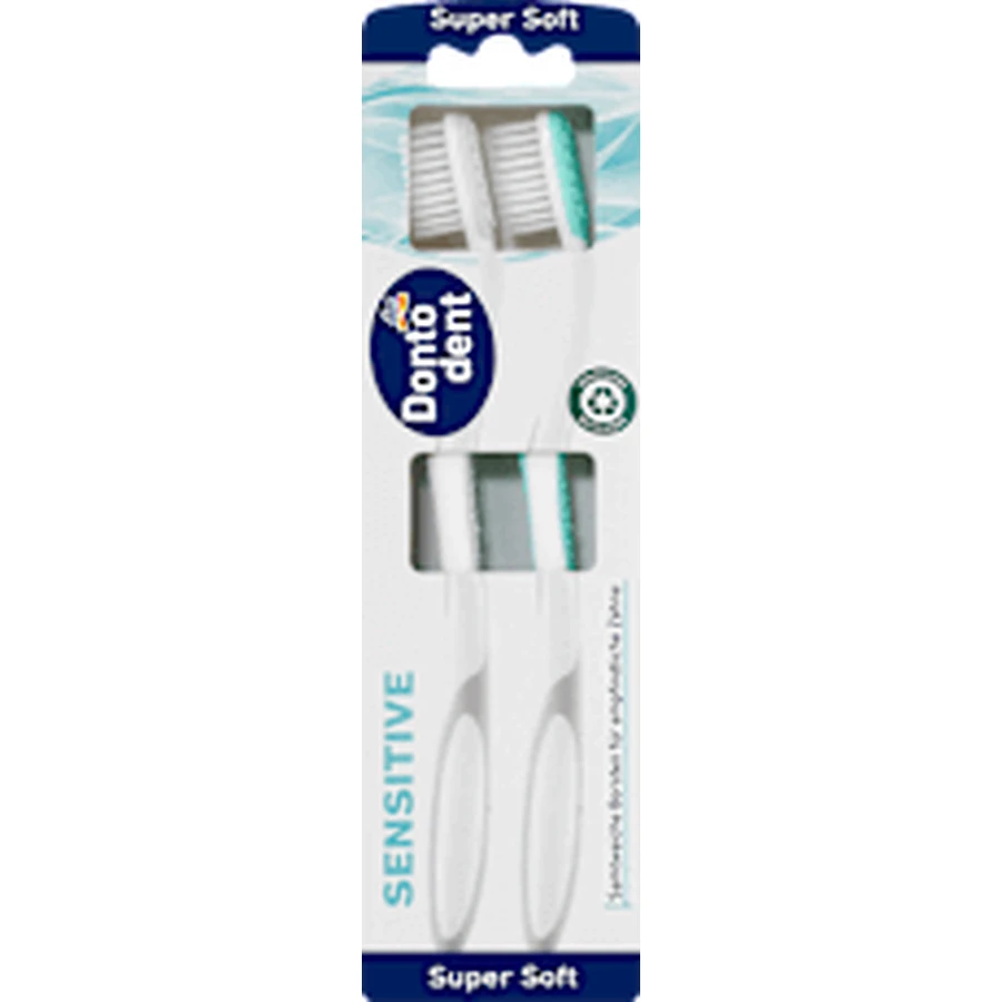 Зубна щітка Dontodent Sensitive Super Soft Sensitive, 2 шт.: ціни та характеристики