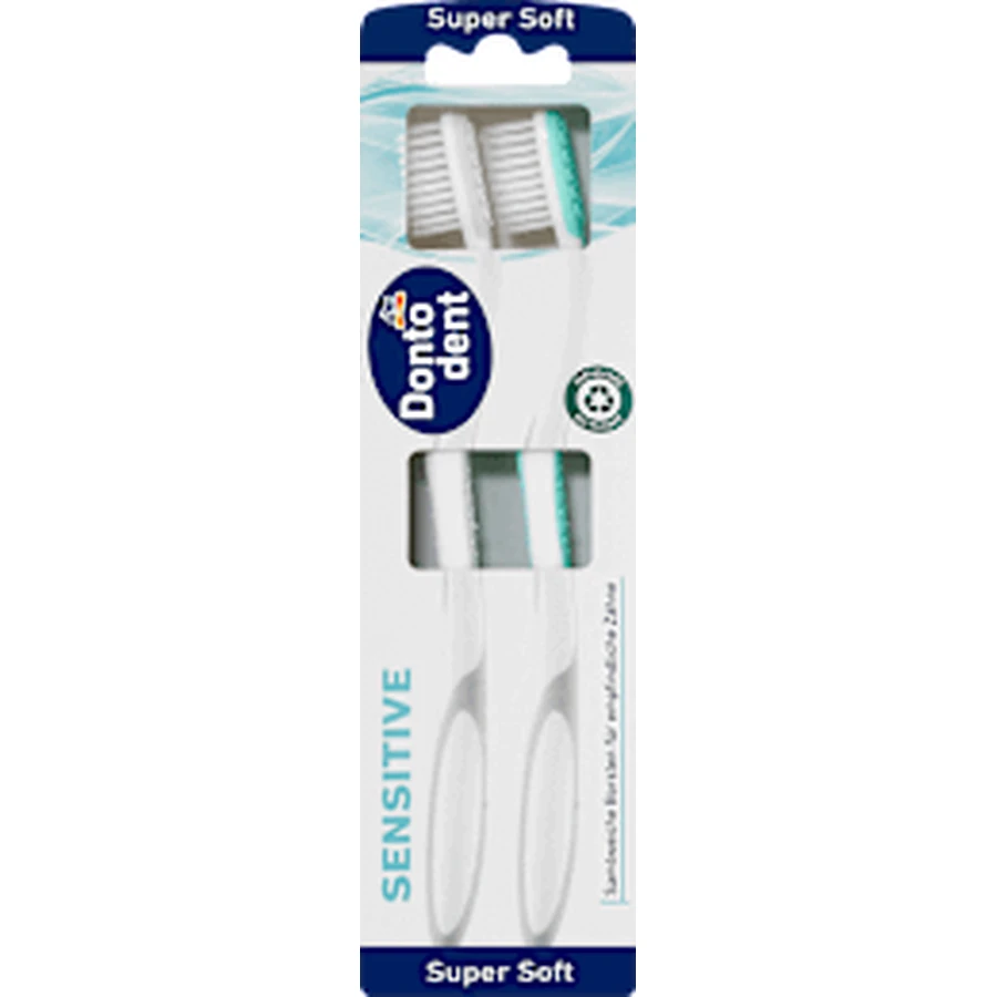 Зубна щітка Dontodent Sensitive Super Soft Sensitive, 2 шт.: ціни та характеристики