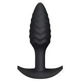 Силіконова анальна пробка Marc Dorcel Wavy Plug Black