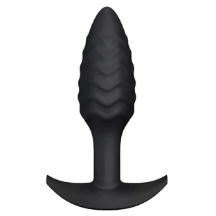 Силіконова анальна пробка Marc Dorcel Wavy Plug Black