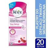 Восковые полоски для лица Veet, 20 штук