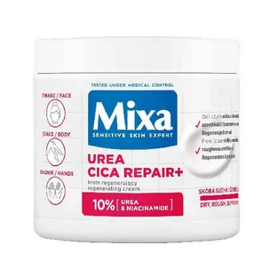 Регенеруючий крем для обличчя, рук і тіла Mixa Urea Cica Repair+, 400 мл