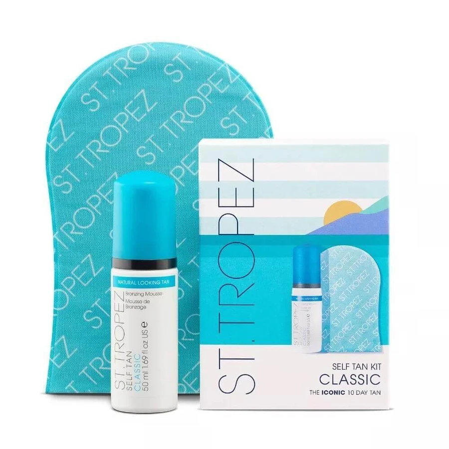 Набір пінок для автозасмаги St. Tropez Ultra Moisturizing Foam, 50 мл + рукавичка: ціни та характеристики