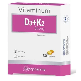 Вітамін D3+K2 Strong, 30 капсул