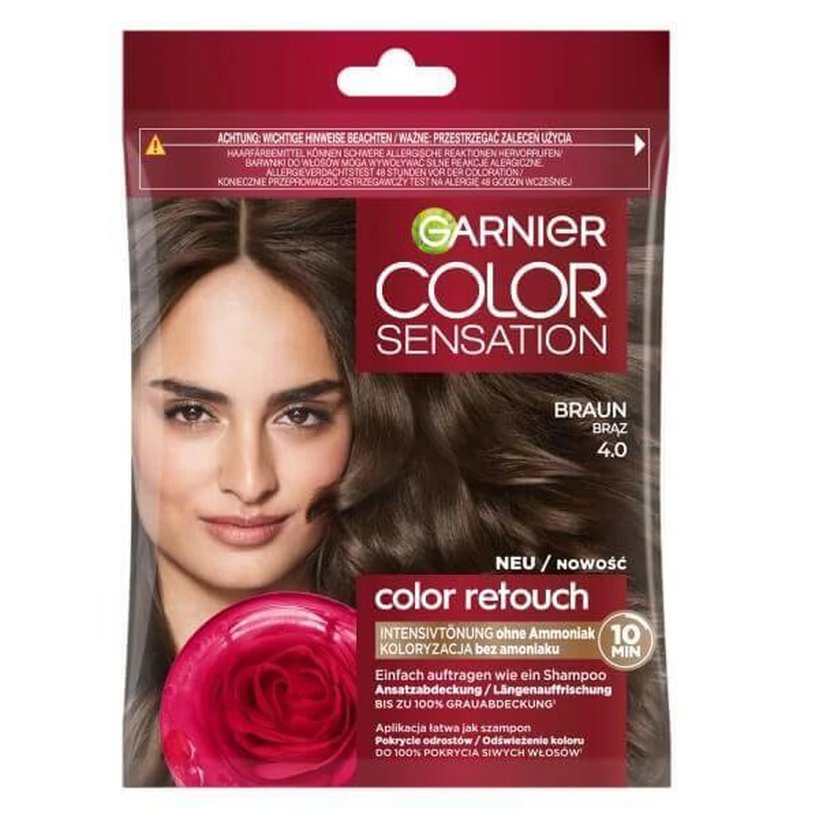 Шампунь Garnier Color Sensation Color Retouch Color Shampoo 4.0 Brown: ціни та характеристики
