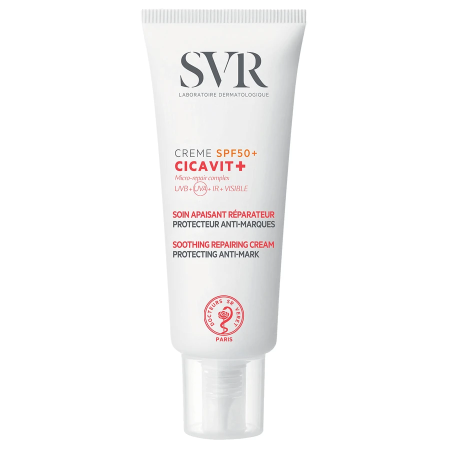 SVR Cicavit Успокаивающий и регенерирующий крем против пятен SPF 50+ 40 мл: цены и характеристики