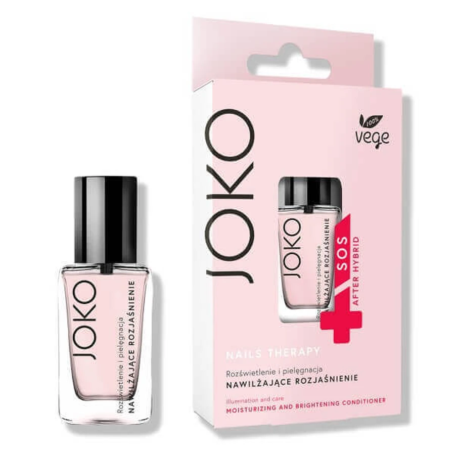 Кондиціонер для нігтів Joko Nails Therapy Moisturizing Brightening Nail Conditioner, 11 мл: ціни та характеристики