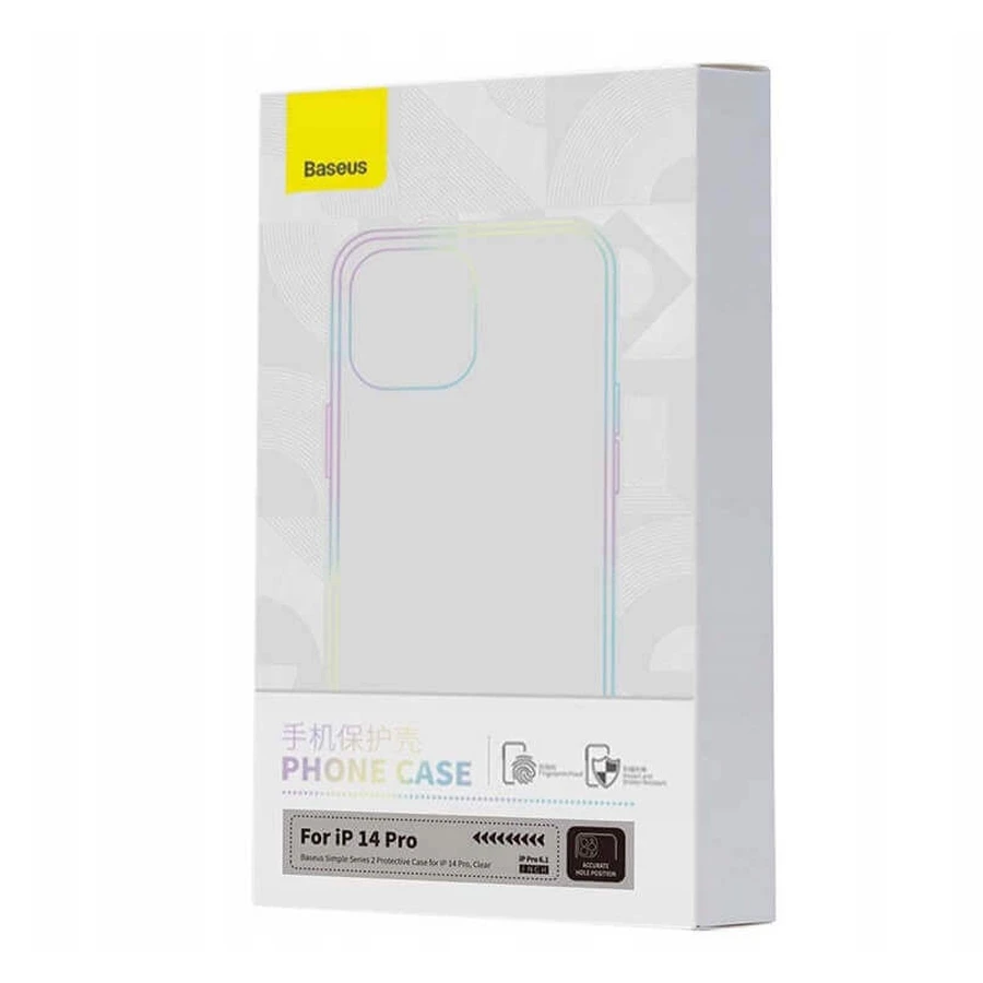 Чохол Baseus Simple 2 Case для iPhone 14 Pro тонкий прозорий: ціни та характеристики