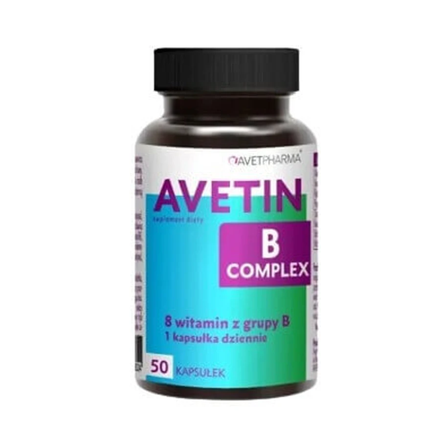 Аветін, B Complex, 50 капсул: ціни та характеристики