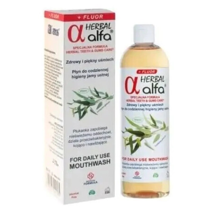 Alfa Herbal Fluor+ Pukanka для ежедневного применения, 500 мл: цены и характеристики