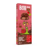 Фруктовая закуска с бельгийским шоколадом, яблоком и клубникой, 30 г, Bob Snail