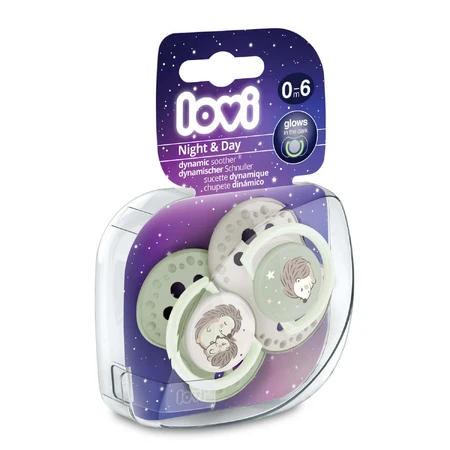 Lovi Night & Day, manechin, silicon, dinamic, Arici, 0-6 luni, 2 bucăți: цены и характеристики