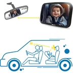 Sipo, oglindă pentru observarea copilului în mașină, 1 buc: цены и характеристики