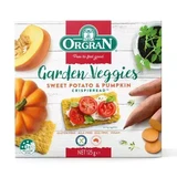 Хлебцы Garden Veggies из сладкого картофеля и тыквы, 125 г, Orgran