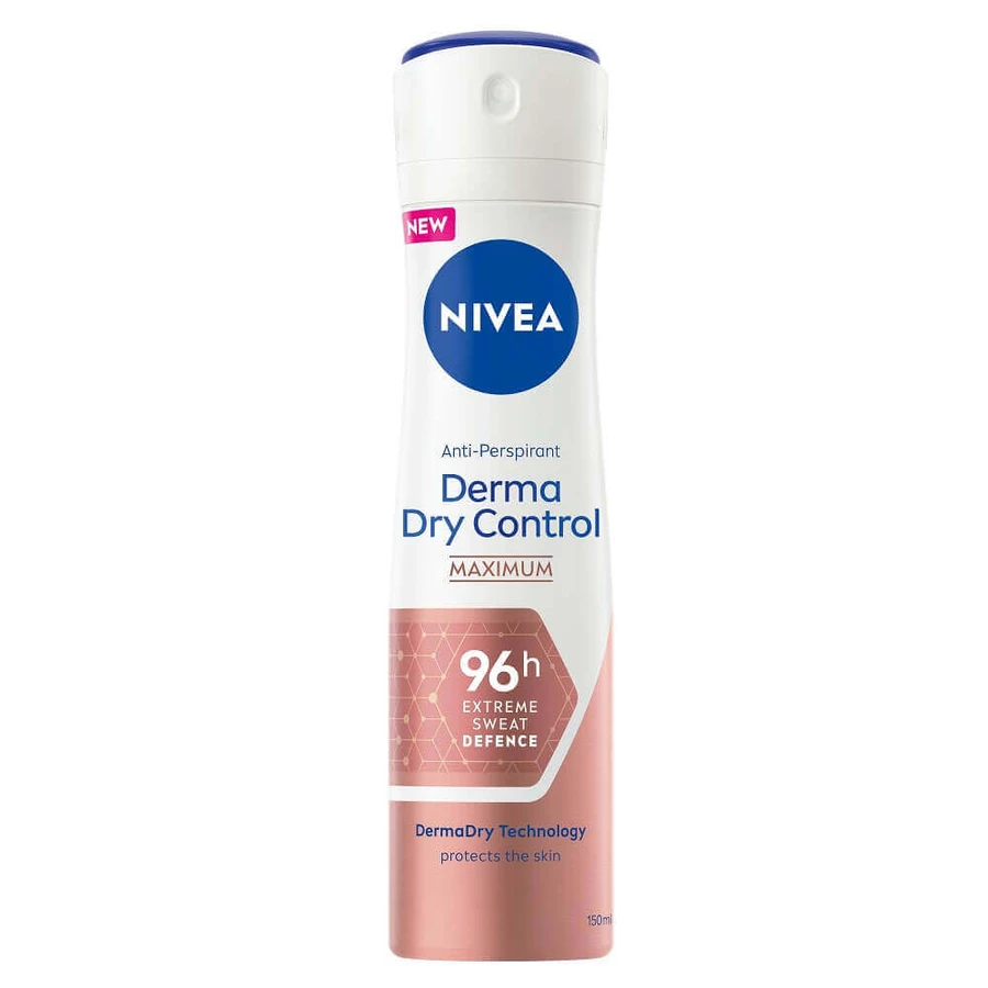 Спрей-антиперспірант Nivea Derma Dry Control, 150 мл: ціни та характеристики
