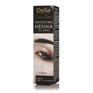 Традиционная хна для бровей Delia Eyebrow Expert 1.0, черная, 2 г