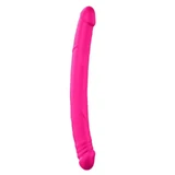 Marc Dorcel Real Double Do, Double-Sided Dildo Magenta, 1 шт