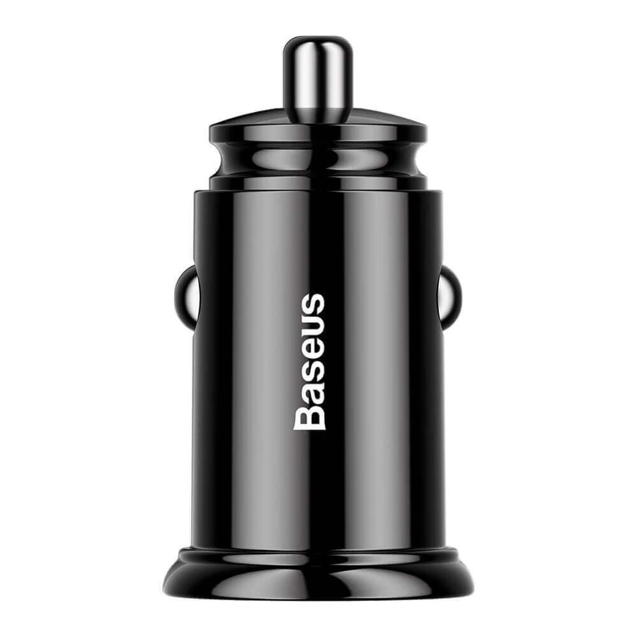 Автомобильное зарядное устройство Baseus Circular Smart с 2 портами USB QC3.0, поддержкой быстрой зарядки SCP AFC 30 Вт, черное (CCALL-YD01): цены и характеристики