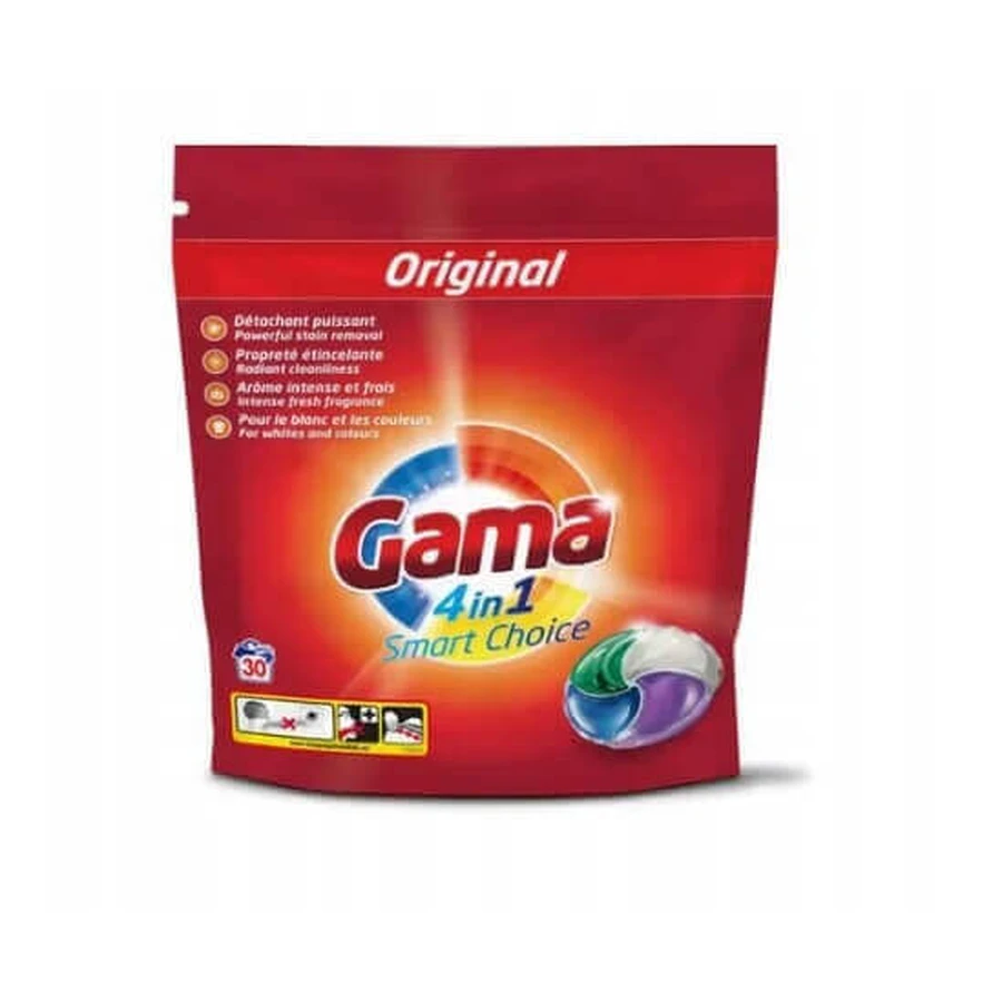 Капсулы для стирки белья Original Range «4 в 1», 30 шт.: цены и характеристики