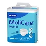 Трусы при недержании мочи 6 капель MoliCare Premium Mobile, размер M 80-120 см, 14 штук, Hartmann