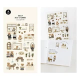 Декоративні наклейки Teddy Bear Cafe Suatelier
