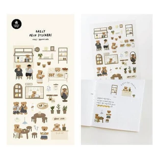 Декоративні наклейки Teddy Bear Cafe Suatelier