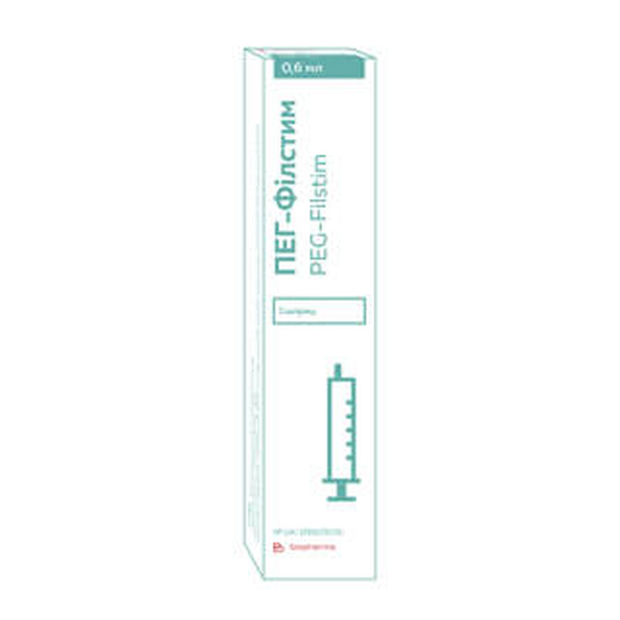 Пег-филстим р-р д/ин. 6 мг шприц 0,6 мл: цены и характеристики