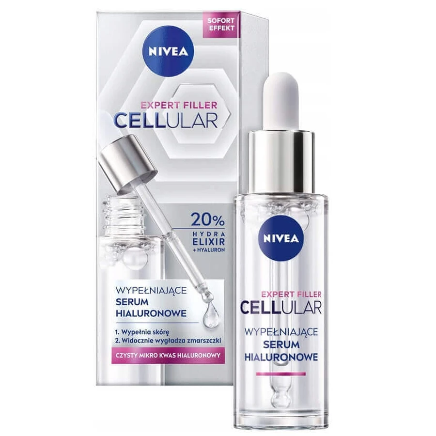 Сироватка Nivea Cellular Expert Filler Hyaluronic Filler Serum, 30 мл: ціни та характеристики