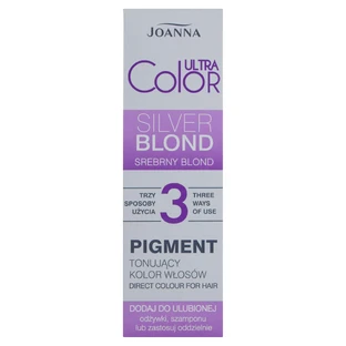 Тонуюча фарба для волосся Joanna Ultra Color Pigment сріблясто-русявий, 100 мл