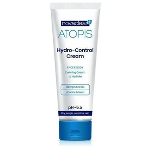 NovaClear Atopis Hydro-Control Cream, увлажняющий и питательный крем для лица и тела, 250 мл