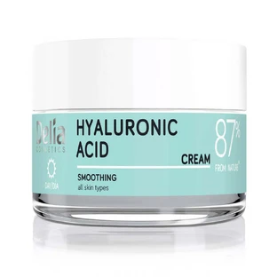 Розгладжуючий крем для обличчя з гіалуроновою кислотою, 50 мл, Delia Cosmetics