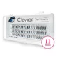 Clavier Eyelash Silk Dense Natural Tufts 11 мм