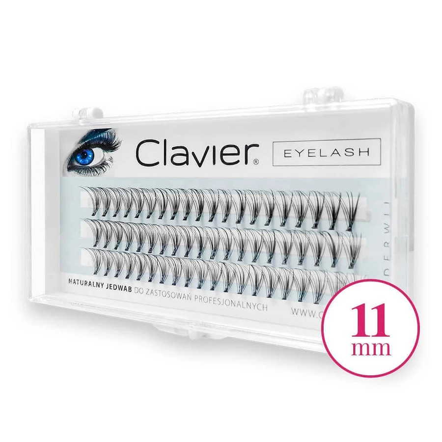 Clavier Eyelash Silk Dense Natural Tufts 11 мм: цены и характеристики