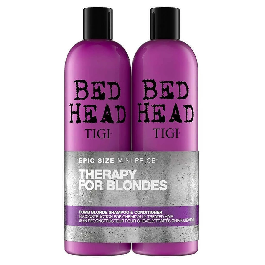 Шампунь Tigi Bed Head Dumb Blonde, 750 мл + кондиціонер, 750 мл: ціни та характеристики