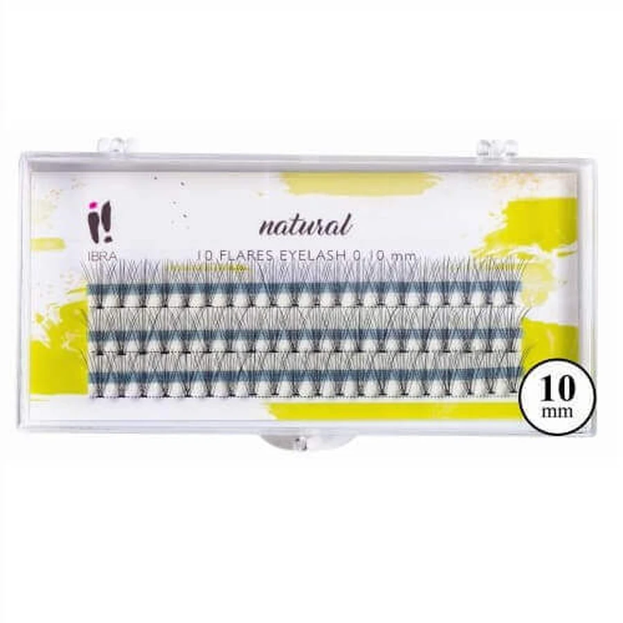 Накладные ресницы Ibra Natural без узлов 0,10 C-10 мм: цены и характеристики
