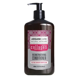 Восстанавливающий кондиционер Arganicare Collagen для тонких волос, 400 мл