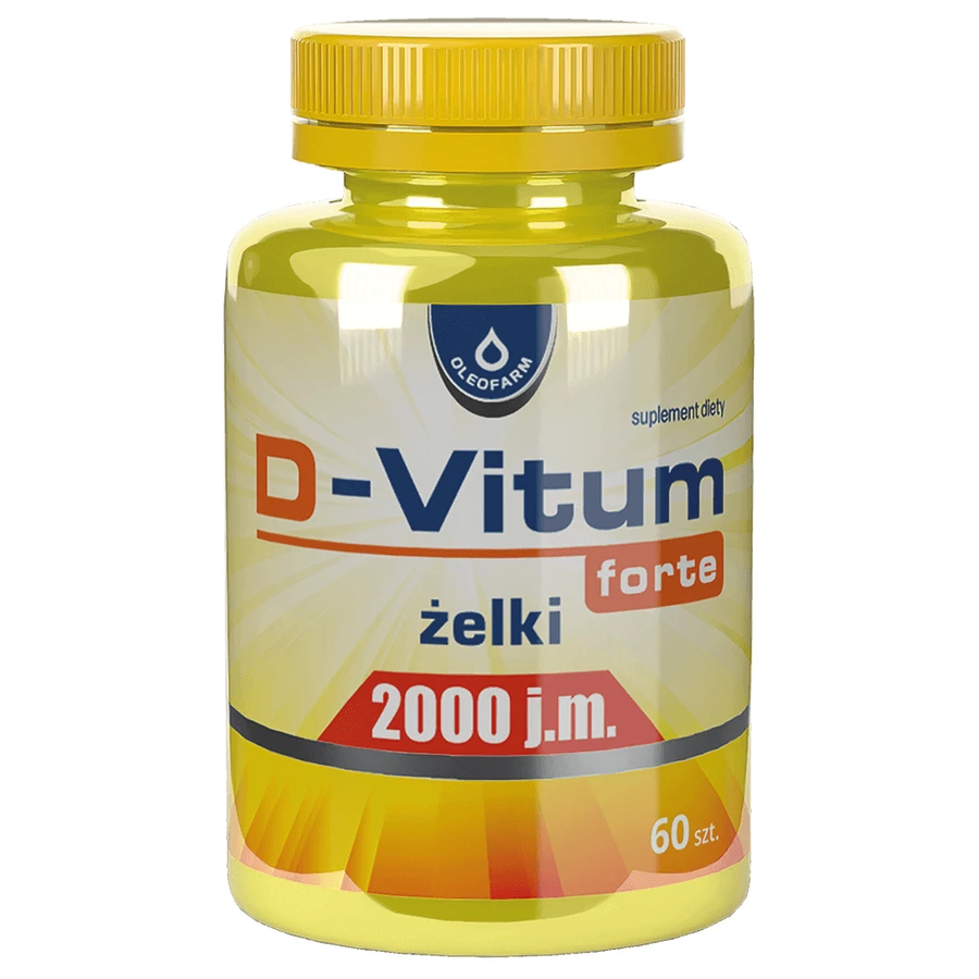 D-Vitum Forte 2000 UI, роль джелеу, 60 букацци: цены и характеристики
