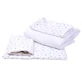 Постільна білизна для дитячого ліжечка з 5 предметів, 120 x 60 см, модель Stelute Bleu, Fic Baby