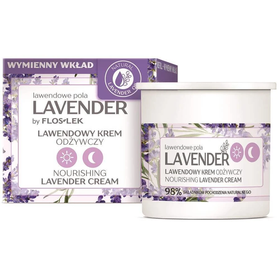 Сменный блок дневного и ночного крема Flos Lek Lavender Nourishing, 50 мл: цены и характеристики