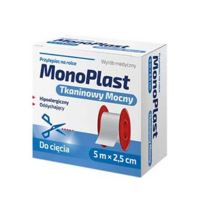 MonoPlast, прочный клей для ткани 5 м x 2,5 см: цены и характеристики