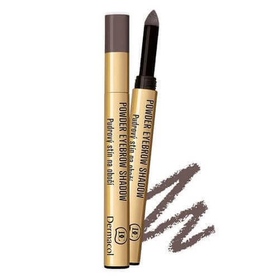 Тіні для брів Dermacol Powder Eyebrow Shadow Pen 03, 1г: ціни та характеристики