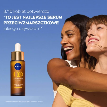 Двоактивна сироватка для обличчя Nivea Q10 Anti-Wrinkle Expert, 30 мл: ціни та характеристики