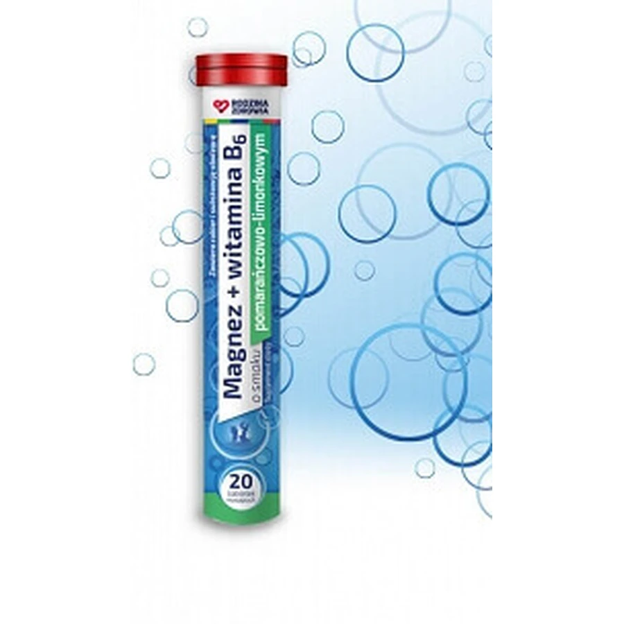 Family Health Magnesium + Vitamin B6 20 шипучих таблеток: ціни та характеристики