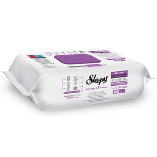 Многоцелевые влажные салфетки Easy Clean, Сад орхидей, 100 штук, Sleepy
