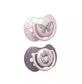 Силіконова пустушка Lovi Dynamic 0-3 місяці Botanic Girl 22/869 2 шт.