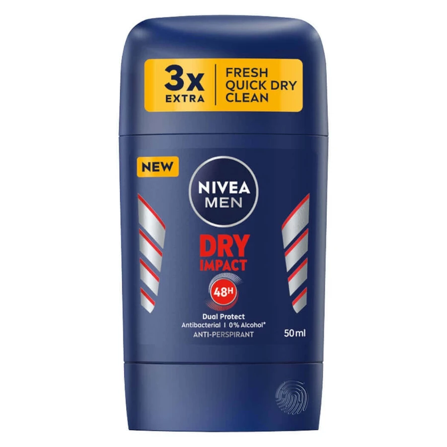 Антиперспирант-карандаш Nivea Men Dry Impact, 50 мл: цены и характеристики